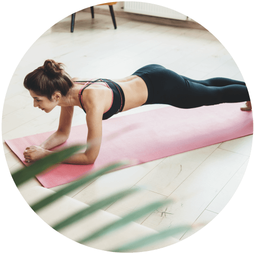 平板撐—核心肌群