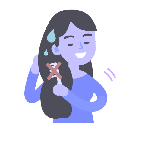 避免在濕髮時使用梳子